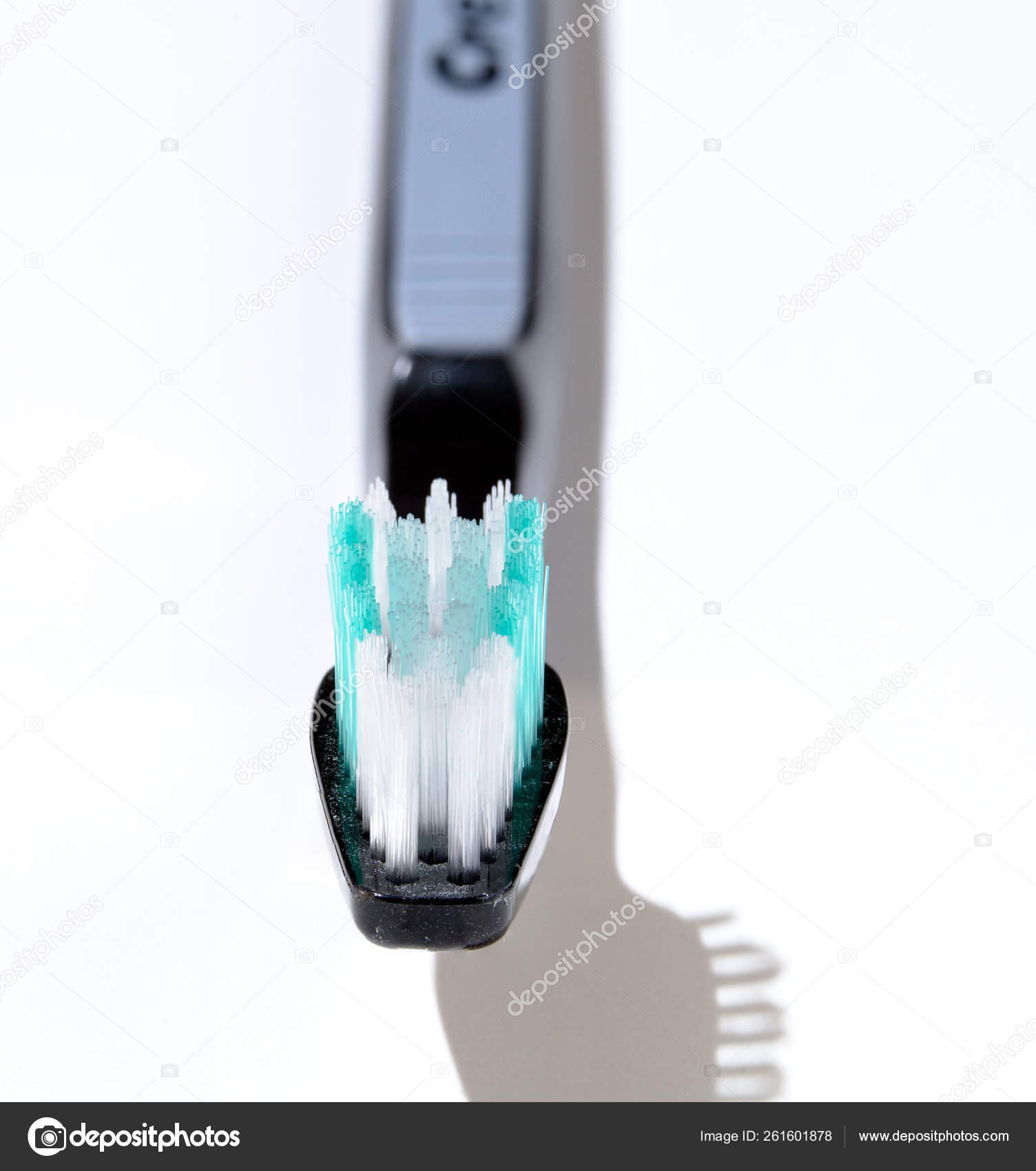 toothbrush with toothpaste in handle
