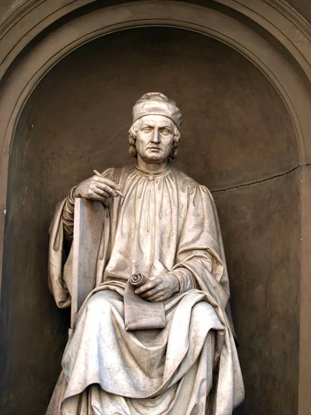 Staty Den Berömde Arkitekten Arnolfo Cambio Florence Arnolfo Cambio 1240 — Stockfoto