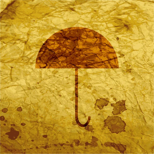 Esernyő Ikon Lapos Absztrakt Háttér — Stock Fotó