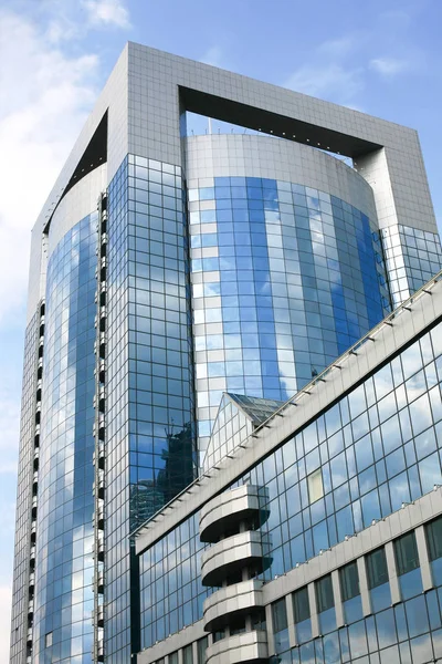Moderno Edificio Oficinas Con Fachadas Vidrio — Foto de Stock