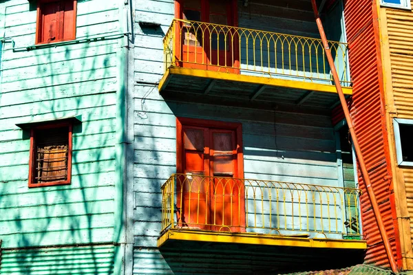 Colorido Barrio Boca Buenos Aires Argentina — Foto de Stock