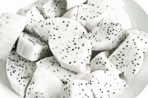 Dragon Fruit Белом Фоне — стоковое фото