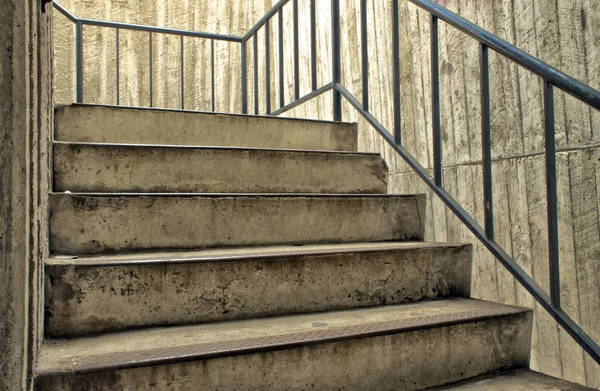 Лестница Башню Металлическими Перилами — стоковое фото