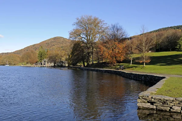 Lake Windermere Gölü Bölgesi Milli Parkı Cumbria Ngiltere — Stok fotoğraf