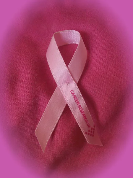 A pink ribbon for breast cancer awareness