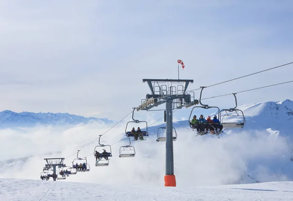 Ski Resort Zell Bakın Avusturya — Stok fotoğraf