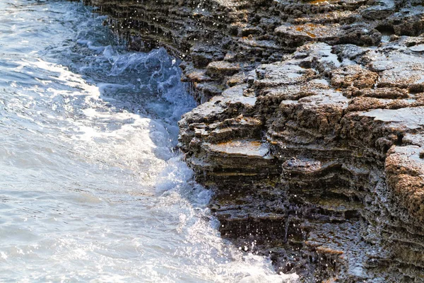 Foto Del Hermoso Mar Fluctuante Grecia — Foto de Stock