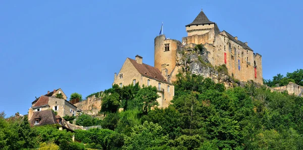 França Pitoresco Castelo Castelnaud Dordonha — Fotografia de Stock