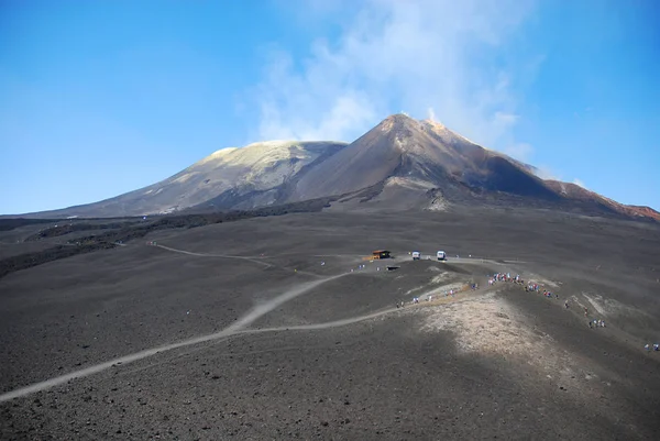 Schilderachtig Uitzicht Vulkaan Etna Italië — Stockfoto