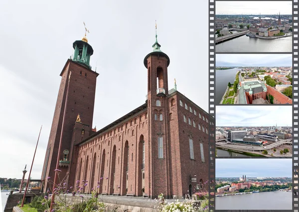 Det Berömda Stadshuset Stockholm Sverige — Stockfoto