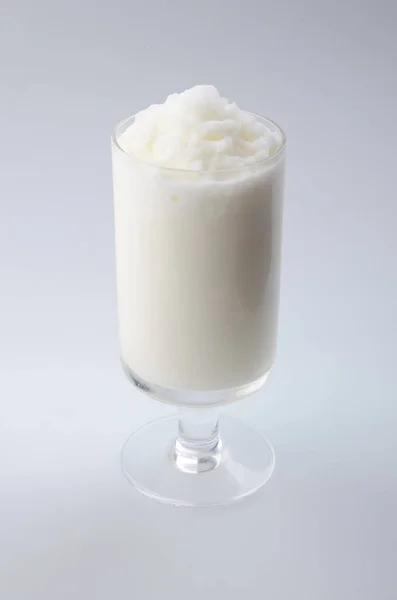 Yogurt Isolato Sfondo Bianco — Foto Stock