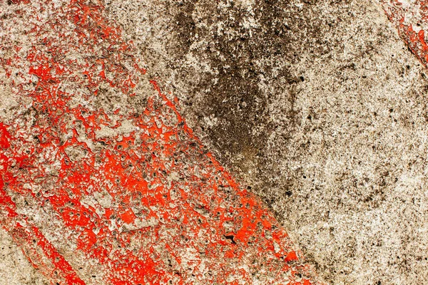 Abstrakt Grunge Cement Vägg Med Röda Ränder Textur Bakgrund — Stockfoto