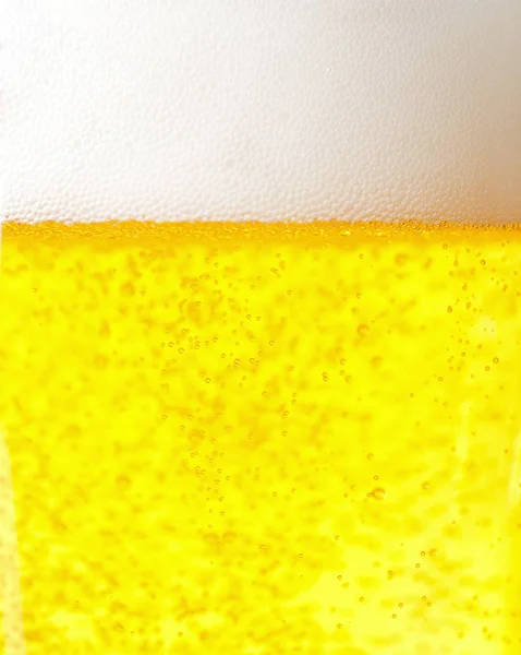 Glas Bier Aus Nächster Nähe — Stockfoto