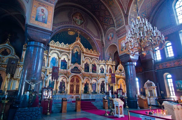 Detalle Del Interior Catedral Uspenski Helsinki — Foto de Stock