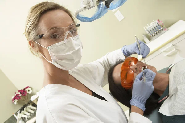 Patient Having Dental Treatment