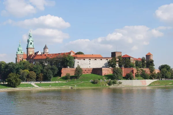 Castillo Wawel Krakow Polonia Europa — Foto de Stock