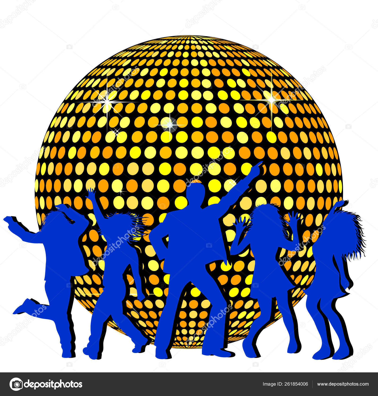 Disco Ball Dancing People Stock Photo by ©YAYImages 261854006
