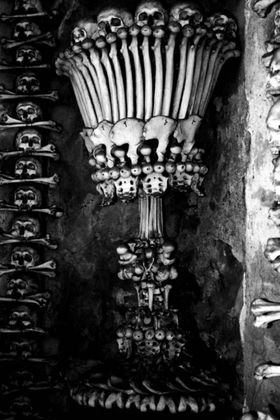 Sedlec Ossuary Небольшая Римско Католическая Часовня Расположенная Кладбищенским Храмом Святых — стоковое фото
