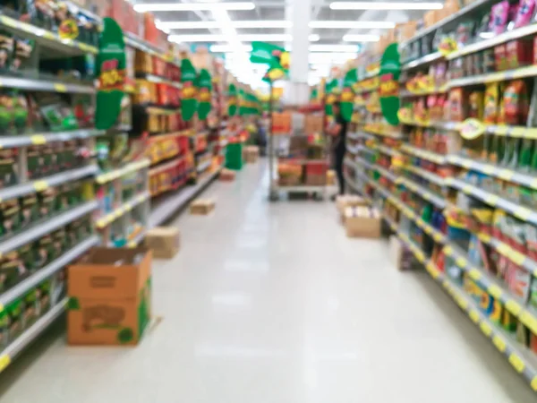 Supermercado Desenfoque Abstracto Para Fondo —  Fotos de Stock