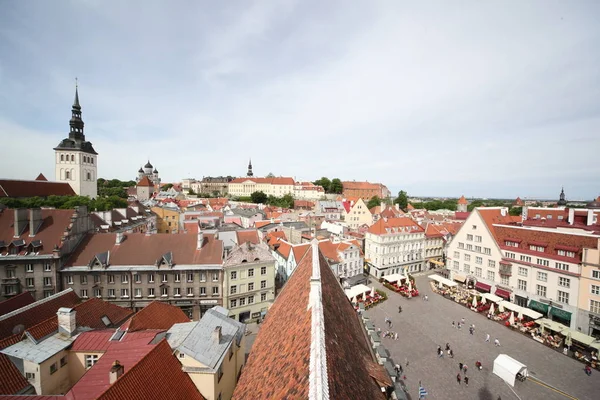 Eski Şehir Tallinn Estonya Avrupa Nın Baltık Countrys Içinde — Stok fotoğraf