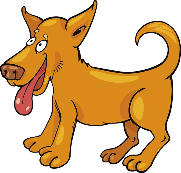 Dibujos Animados Ilustración Cachorro Divertido — Foto de Stock