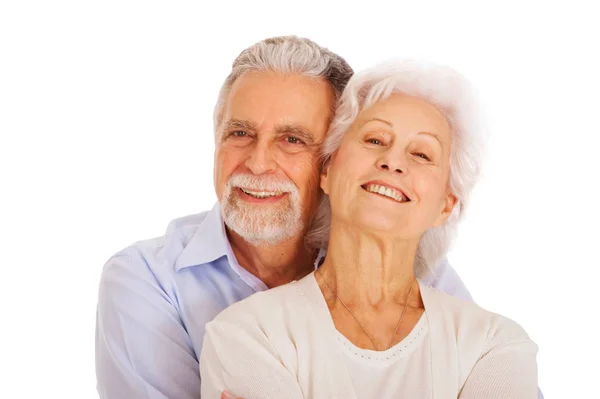 Portrait Happy Couple Elderly — Stock Photo, Image