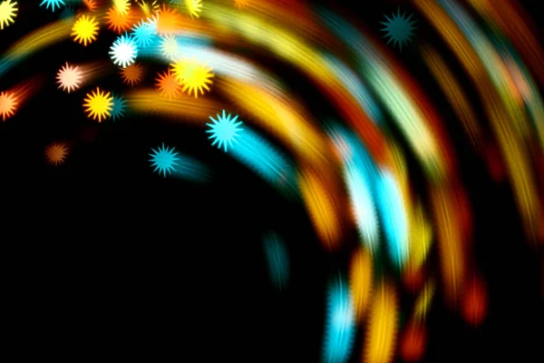 Абстрактный Диско Цветной Фон Движения Звёзд — стоковое фото