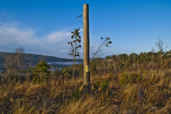 Foto Toma Noviembre 2012 Bakke Que Pueblo Rural Municipio Halden — Foto de Stock