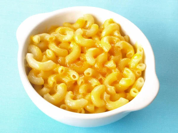 Bowl Macaroni Cheese — Stock Photo, Image