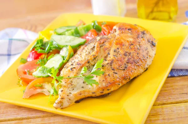 Fried Chicken Close View — Stock Photo, Image