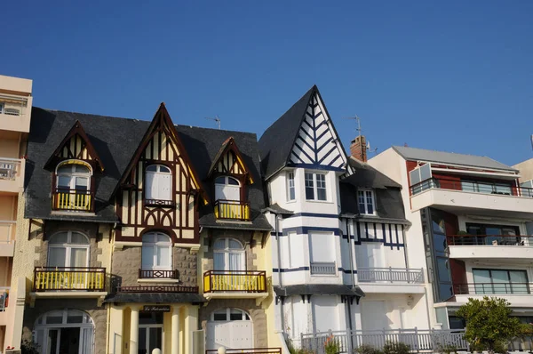 Francia Mar Frente Baule Escoublac — Foto de Stock