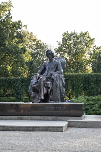 Frederic Chopin Monument South Park Wroclaw Poland Seen September 2015 — Stock Photo, Image