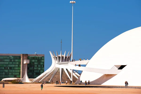 Museo Nacional Catedral Brasilia Capital Brasil Patrimonio Humanidad Por Unesco — Foto de Stock