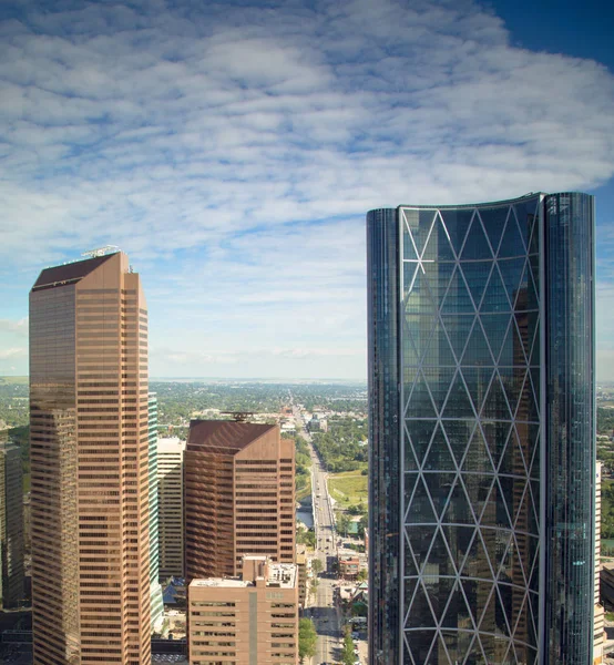 Calgary City Skyline View — Stockfoto