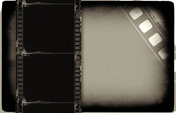 Computer Entworfene Hochdetaillierte Filmrahmen Mit Platz Für Text Oder Bild — Stockfoto