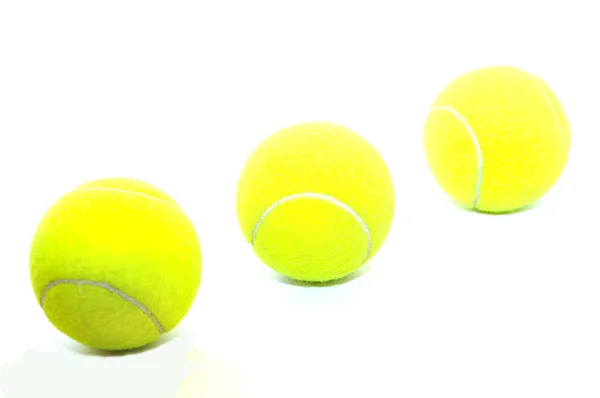Teniszlabdák Közelsége — Stock Fotó