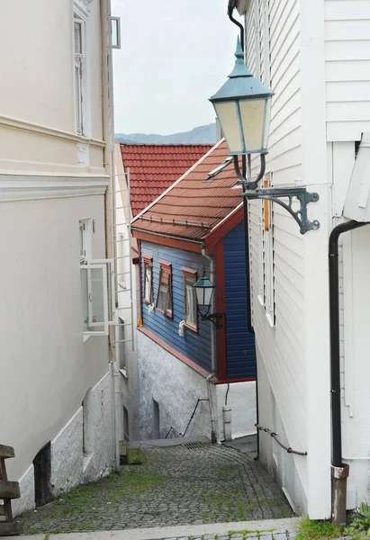 Altstadt Der Norwegischen Stadt Bergen Bryggen — Stockfoto
