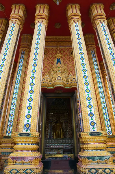 Entrada Templo Budista Antiga Cidade Thong Suphanburi Tailândia — Fotografia de Stock