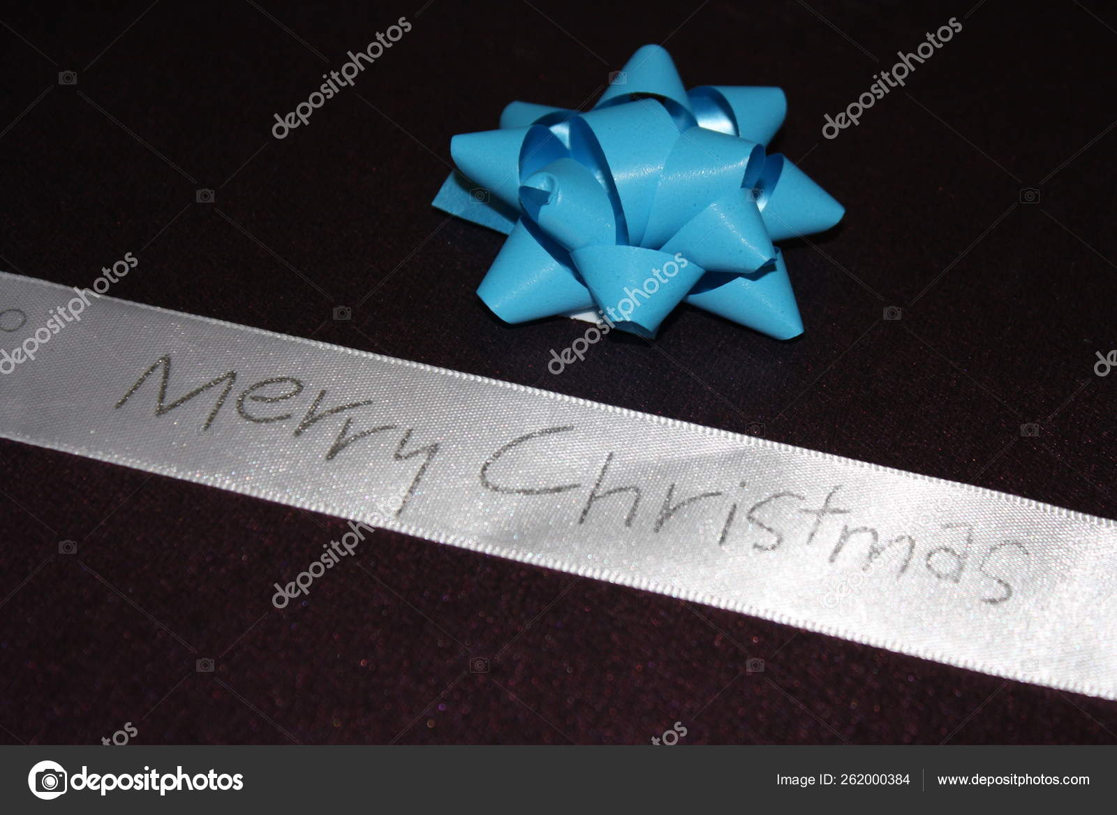 christmas parcel ribbon