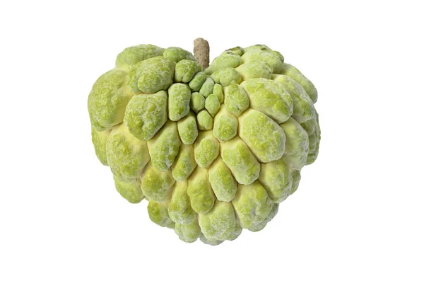 Sugar apple ,heart shape on white background close up