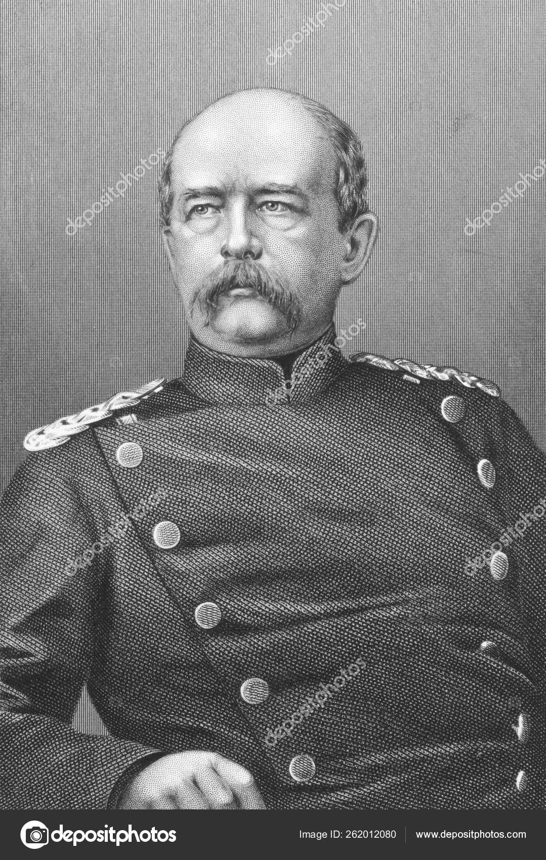 Otto Von Bismarck 1815 18 Engraving 1800s Prussian German Statesman Stock Photo By C Yayimages