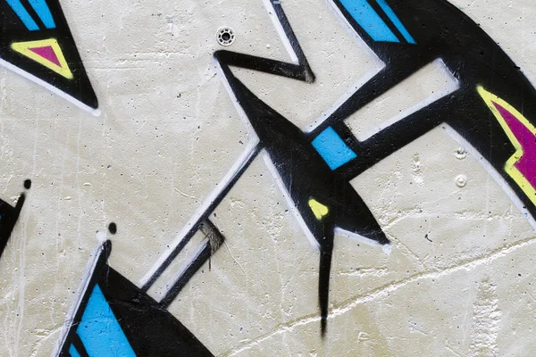 Graffiti Wall Background Urban Street Grunge Art Design — Stock Photo, Image