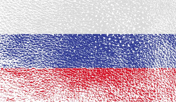 Flaga Rosji Starą Teksturą Ilustracji — Zdjęcie stockowe