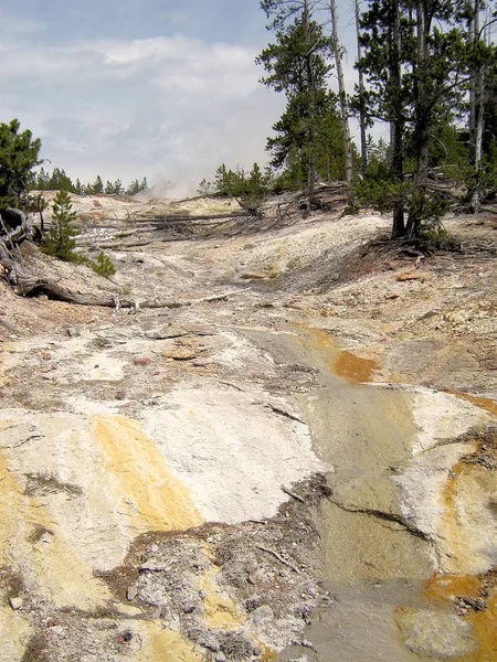 Parque Nacional Yellowstone Vista — Foto de Stock