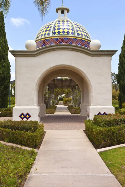 Balboa Park Archi Lungomare Piante San Diego California — Foto Stock