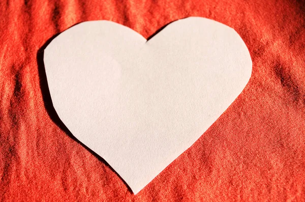Tarjeta San Valentín Con Corazón Lugar Para Texto — Foto de Stock
