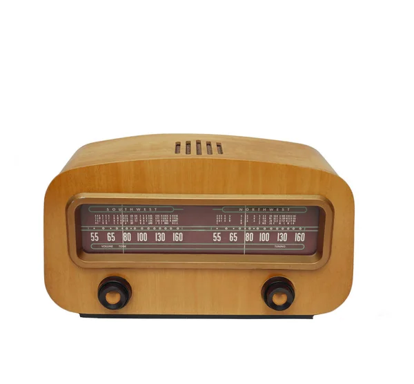Vintage Radio Moda Aislado — Foto de Stock