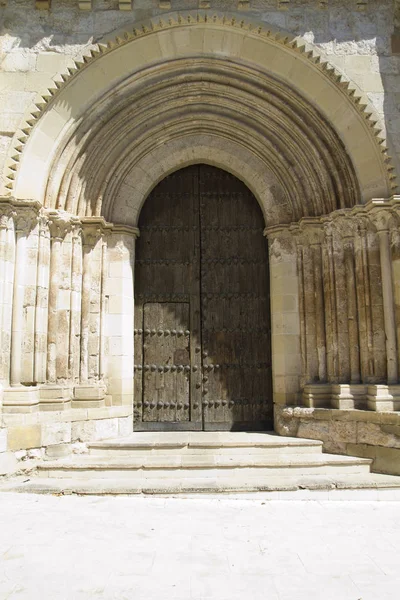 Chiesa San Miguel Transizione Romanica Xiii Secolo Brihuega Spagna — Foto Stock