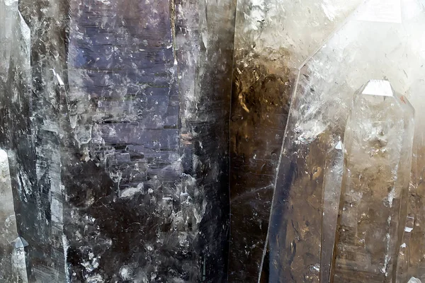 大棕色托帕石水晶的背景 — 图库照片
