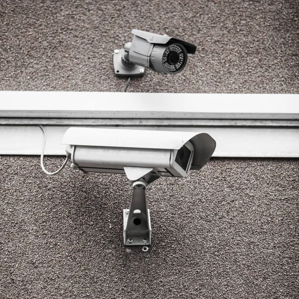 Duas Câmeras Segurança Urbana — Fotografia de Stock